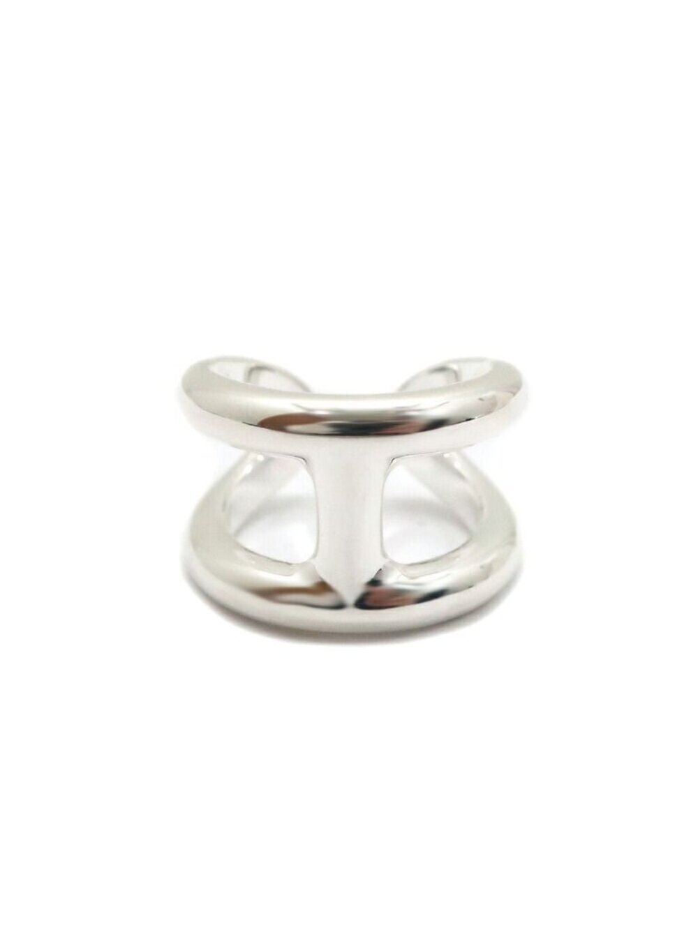 Hermes Osmose Ring GM Large 57 Silver
